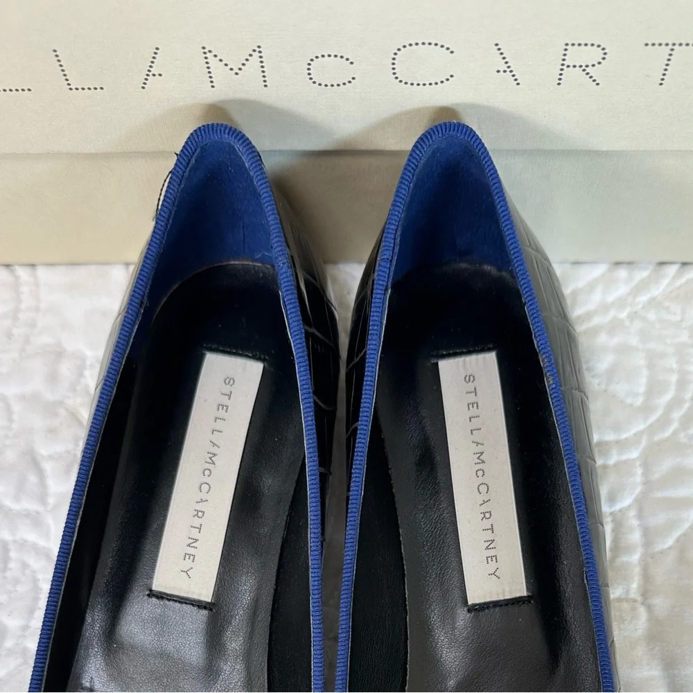 PRICE REDUCED! Stella McCartney Blue Ballet Flats Size 8 (38 EU) - Picture 10 of 10